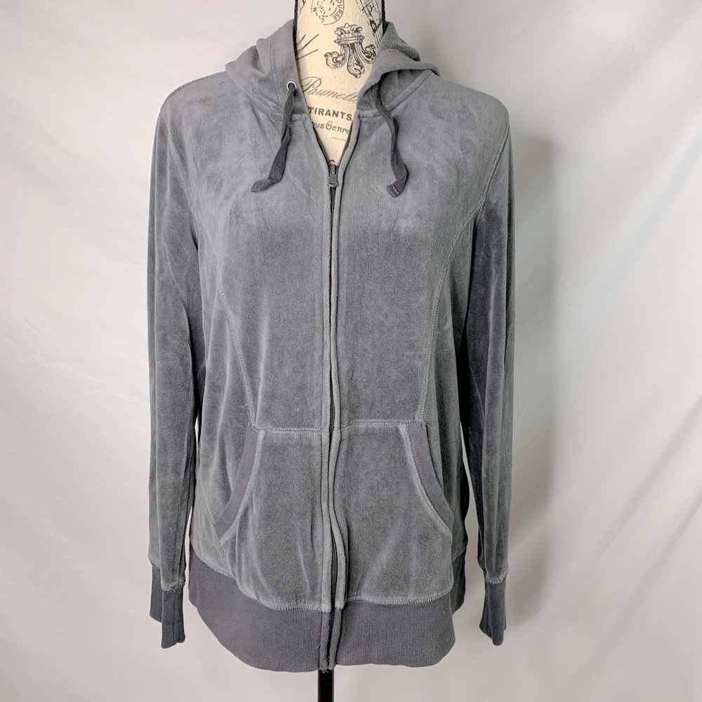 Tek Gear velour zip-up hoodie